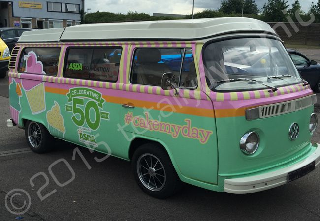 Totally Dynamic Vw Campervan Vinyl Wrapped For Asda 2510