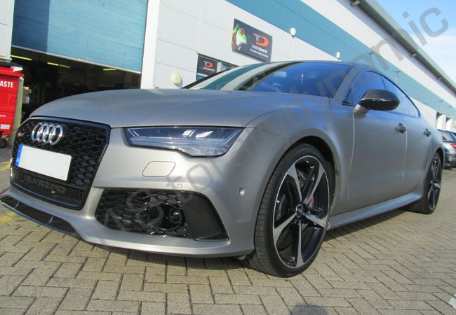 Audi rs7 silver